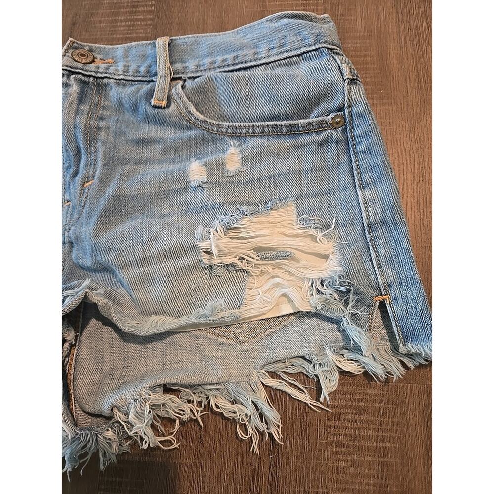 Abercrombie & Fitch Jeans Cut Off Sz 29 8 - Picture 2 of 12